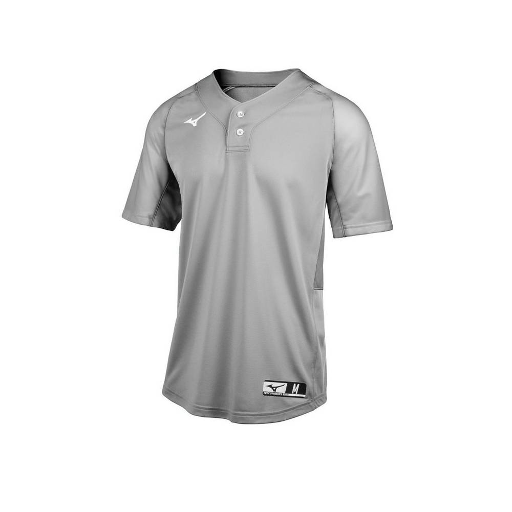 Jerseys Mizuno Aerolite 2-Button Hombre Gris Ofertas ZFOM-50697